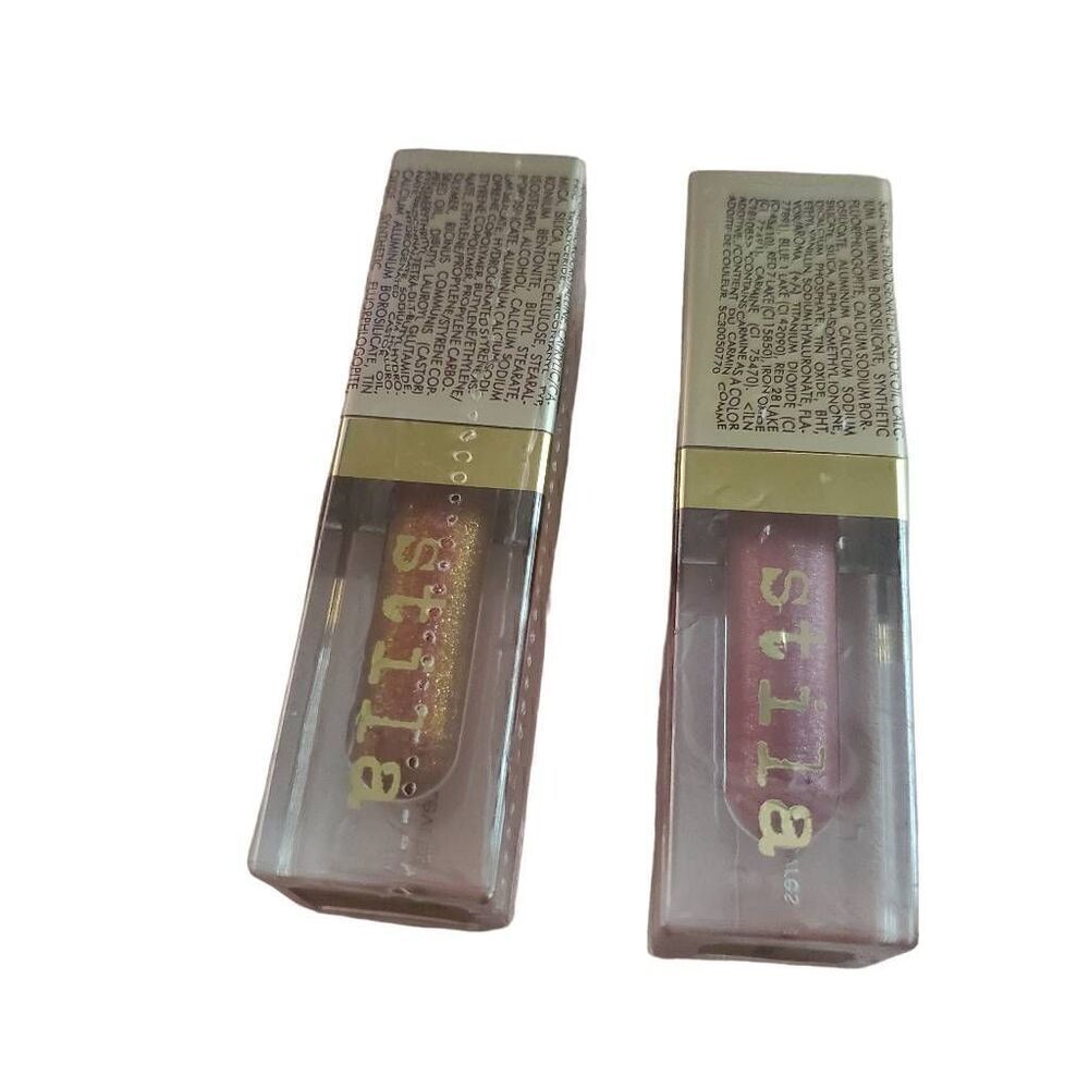 Stila Beauty Boss Elevator Pitch + Synergy Lip Gloss Sealed New Deluxe Mini Size